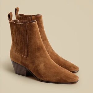 JCrew Piper Ankle Boots in Suede